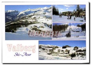 Modern Postcard Valberg Ski Azur