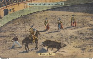 Action in Bull Fight , JUAREZ , Mexico , 30-40s