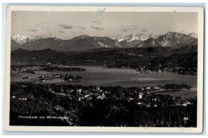 1936 Portschach am Worthersee Carinthia Austria Vintage RPPC Photo Postcard