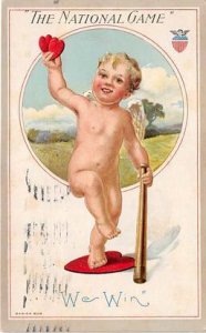  Baseball, Base Ball Comic Old Vintage Antique Postcard Post Cards