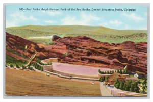 Postcard Red Rocks Amphitheatre Denver Mountain Parks Colorado