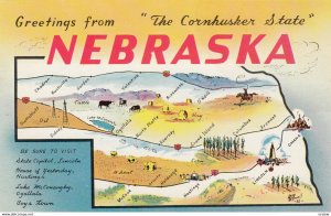 Lincoln, Nebraska, , 50-60s,  The Cornhusker State