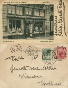 argentina, BUENOS AIRES, Antigua Merceria Alemania, Supacha 161 (1903) Postcard