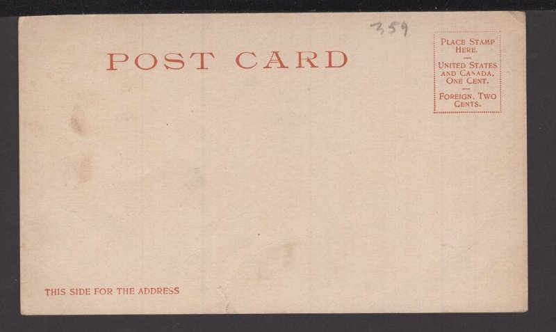 Florida JACKSONVILLE Main Street in pen 1900 ~ Und/B