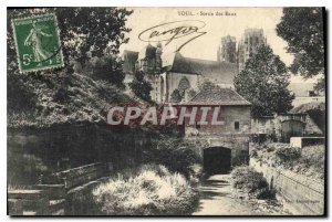 Old Postcard Toul Water Output