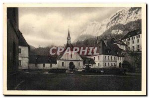 Monastery of the Grande Chartreuse Old Postcard The Court & # 39honneur