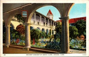 Postcard Ancient Convent of Santa Clara in Havana, Cuba