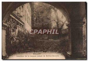 Old Postcard Belley Interior of the Birthplace of Brillat Savarin