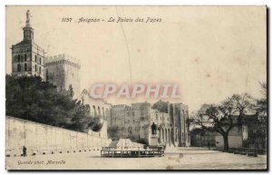 Old Postcard Avignon Palace of the Popes