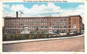 North Junior High School in Norfolk Downs, Massachusetts