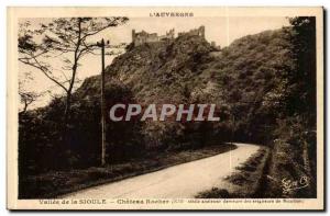 Auvergne Old Postcard Vallee Sioul Castle Rock Lords of Bourbon