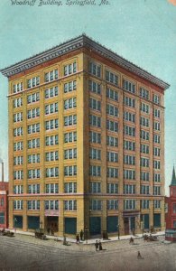 Vintage Postcard 1910's View of Woodruff Building Springfield Missouri MO