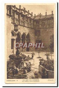 Spain Spain Espana Old Postcard Barcelona At the nort pati tarongers