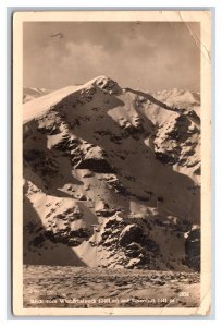 RPPC Blick vom Wintertalnock Mountain Austria Postcard U25