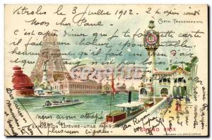 Old Postcard Card Transparent Paris Exhibition Lefevre Utile 1900 Grand Prix ...