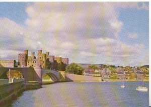 Wales Postcard - Conwy Castle - Gwynedd - From The North-East - Ref TZ8549