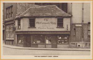 London, U.K- Yhe Old Curiosity Shop, founded by Charles Dickens-W. Straker, Ltd.