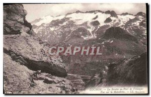 Old Postcard Luchon La Breche Port of Venasque View Maladetta