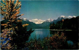 Lake McDonald Glacier National Park Montana MT UNP Chrome Postcard B5