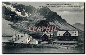 Old Postcard Dauphine The Lautaret Alpine Hotels Garden and Combeynot