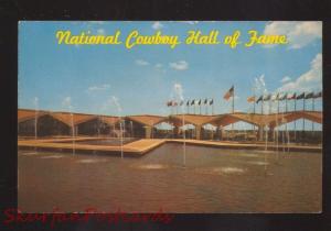 OKLAHOMA CITY OKLAHOMA ROUTE 66 NATIONAL COWBOY HALL OF FAME OKLA. POSTCARD