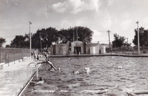 Iowa Spencer Swimming Pool Real Photo