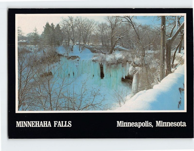 Postcard Minnehaha Falls, Minneapolis, Minnesota