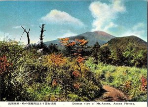 Distant View Mt. Asama Asama Plateau Vintage Postcard Continental View Card