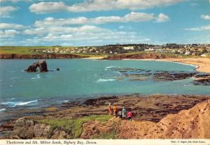 uk34771 thurlestone and st milton sands bigbury bay devon uk