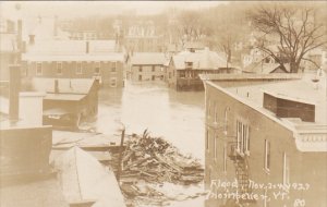 Vermont Montpelier Flood Scene November 1923 Real Photo