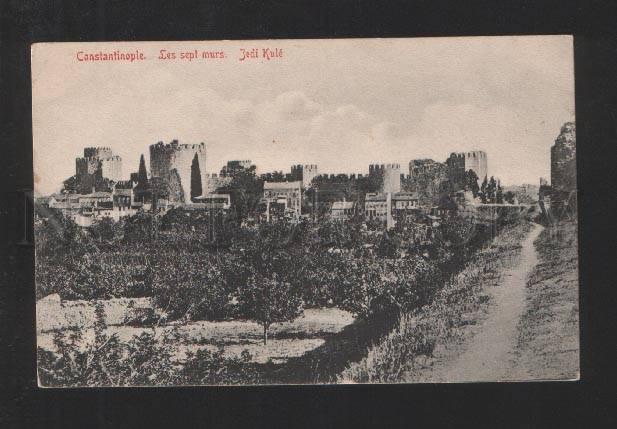 077000 TURKEY Constantinople Les sept murs Jedi Kale Vintage