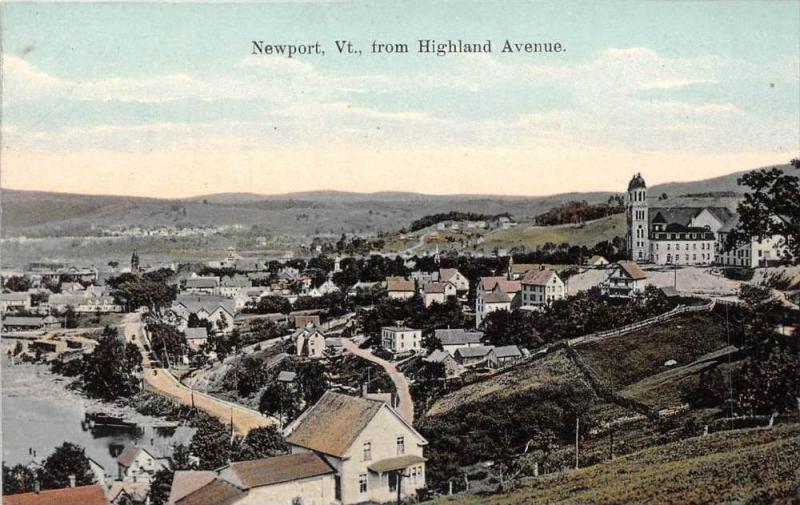 Aerial View of Newport Vermont