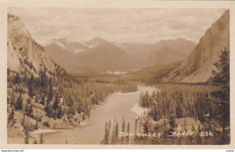 RP; General View of Bow Valley, Banff, Alberta, Canada, 10-20s