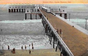 Bristol Pier Santa Monica California 1910c postcard