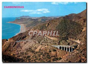 Postcard Modern Carboneras Almeria Espana View Algarrobicos beach