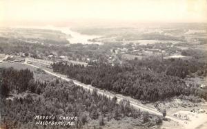 Waldoboro Maine Moodys Cabins Real Photo Antique Postcard K83787