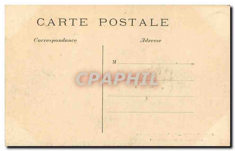 Old Postcard Paris Parc Monceau and The Bridge Creek