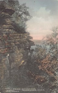 Fern Mountain, Muskogee, Oklahoma, Early Hand Colored Postcard, Unused