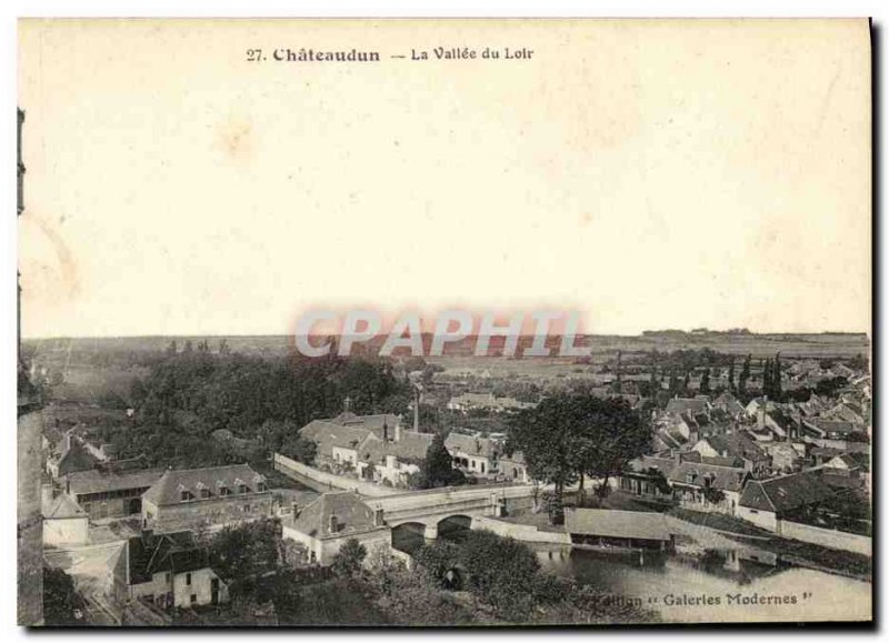 Old Postcard Chateaudun La Vallee du Loir