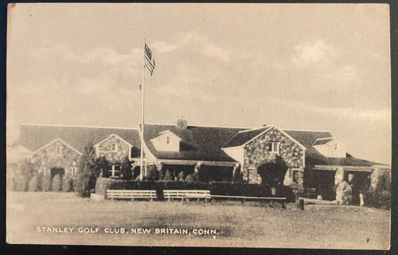 Vintage Postcard 1940-1950's Stanley Golf Club, New Britain, Connecticut (CT)