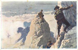 Austrian painter, graphic artist and mountaineer Otto Barth alpinism climbing