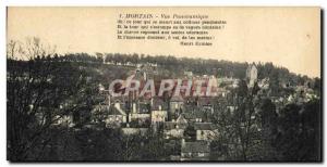 Old Postcard Mortain Panoramic