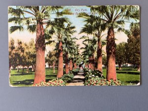 City Park Long Beach CA Litho Postcard A1147083640