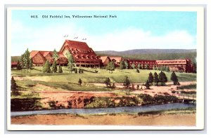 Old Faithful Inn Yellowstone National Park Wyoming Postcard