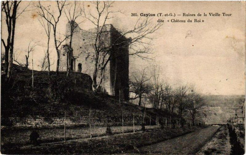CPA Caylus Ruines de la Vieille Tour (614904)