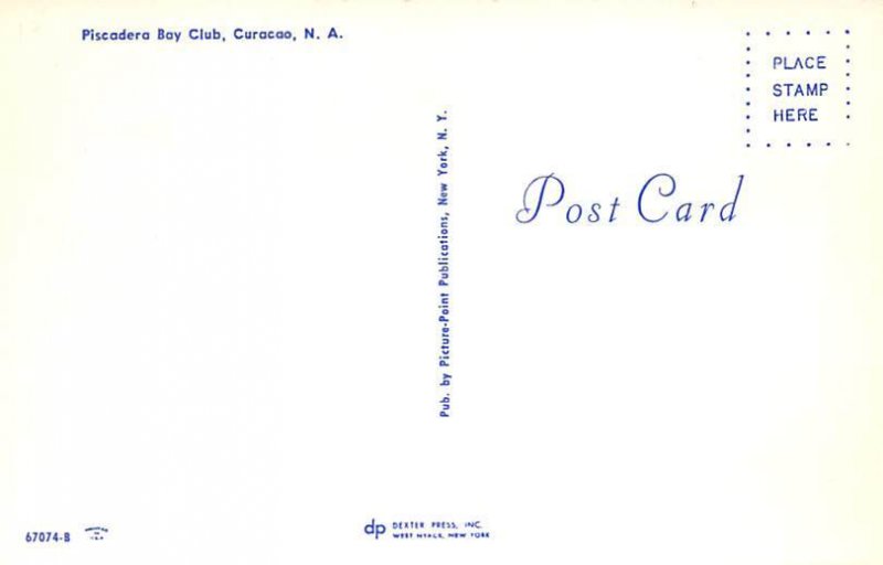 Piscadera Bay Club Curacao, Netherlands Antilles Unused 