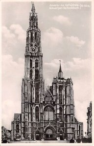 La Cathedrale Anvers Belgium Unused 