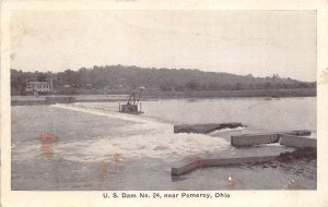 Pomeroy Ohio 1930s Postcard US Dam No. 24