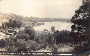 RPPC MINNECHADUZA LAKE VALENTINE NEBRASKA SIMEON DPO REAL PHOTO POSTCARD 1913