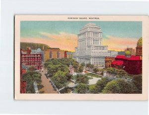 Postcard Dominion Square Montreal Canada